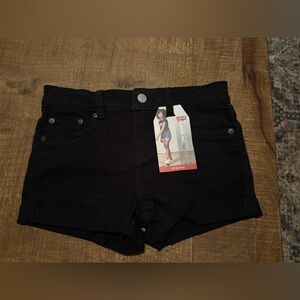 Levi's Black Girlfriend Shorts